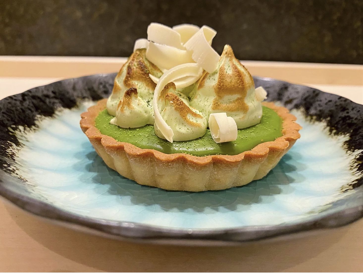 Matcha White Chocolate Ganache Tart