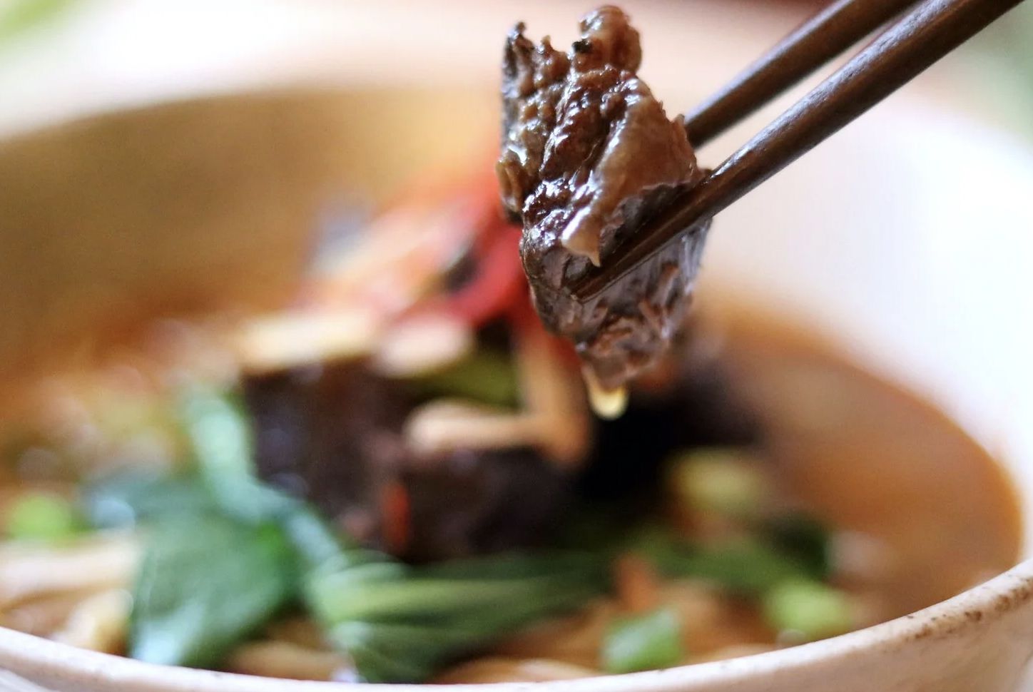 Braised Ox Cheek Noodle Soup