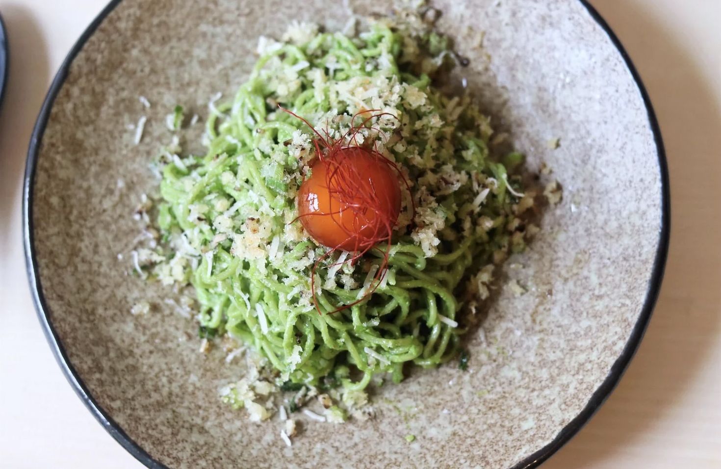 Miso Pesto Ramen Soy Egg (Vegetarian)