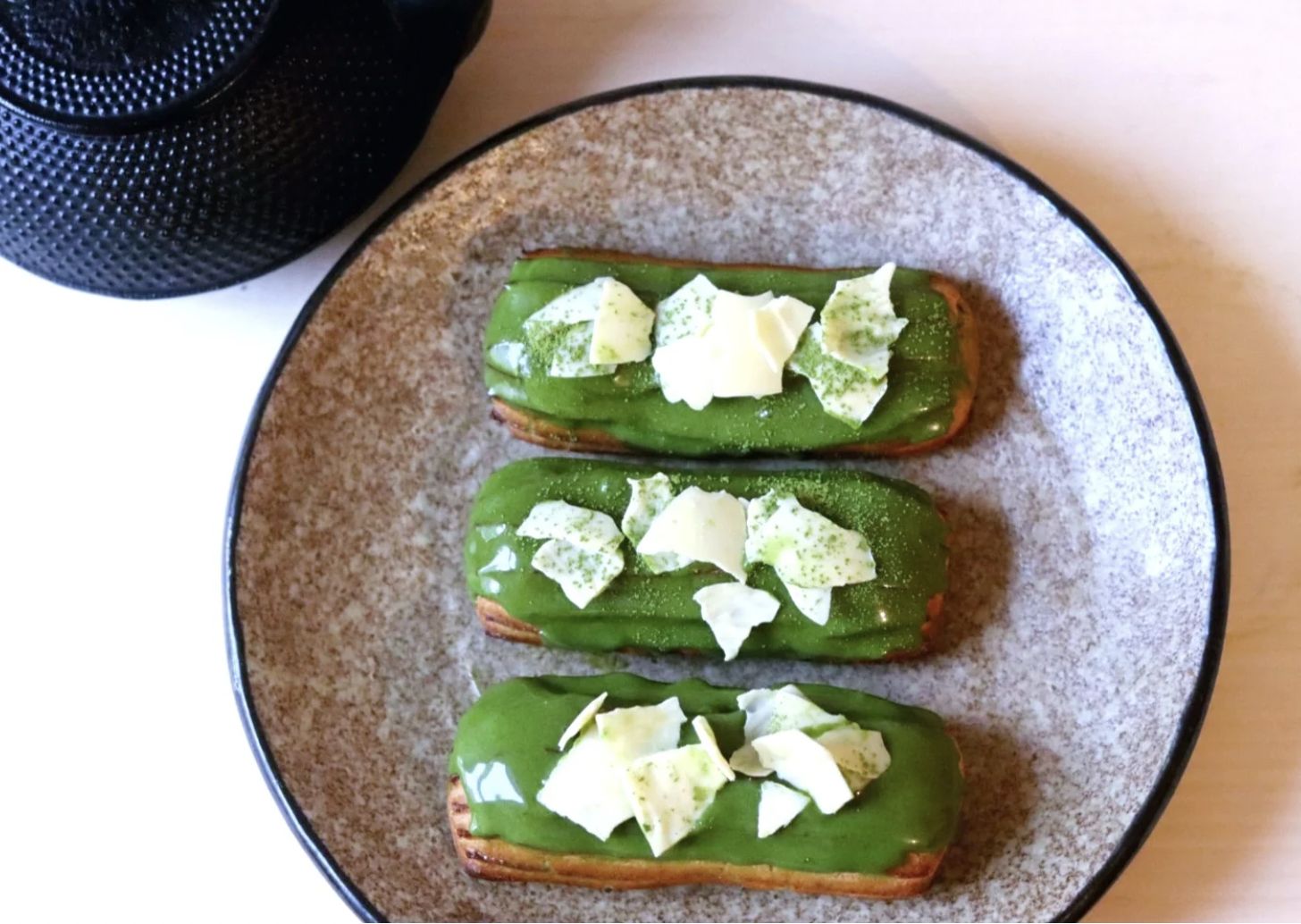 Matcha Eclairs