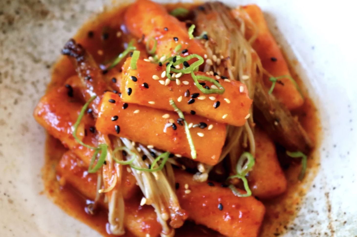 Tteokbokki (Korean Rice Cakes Vegan)