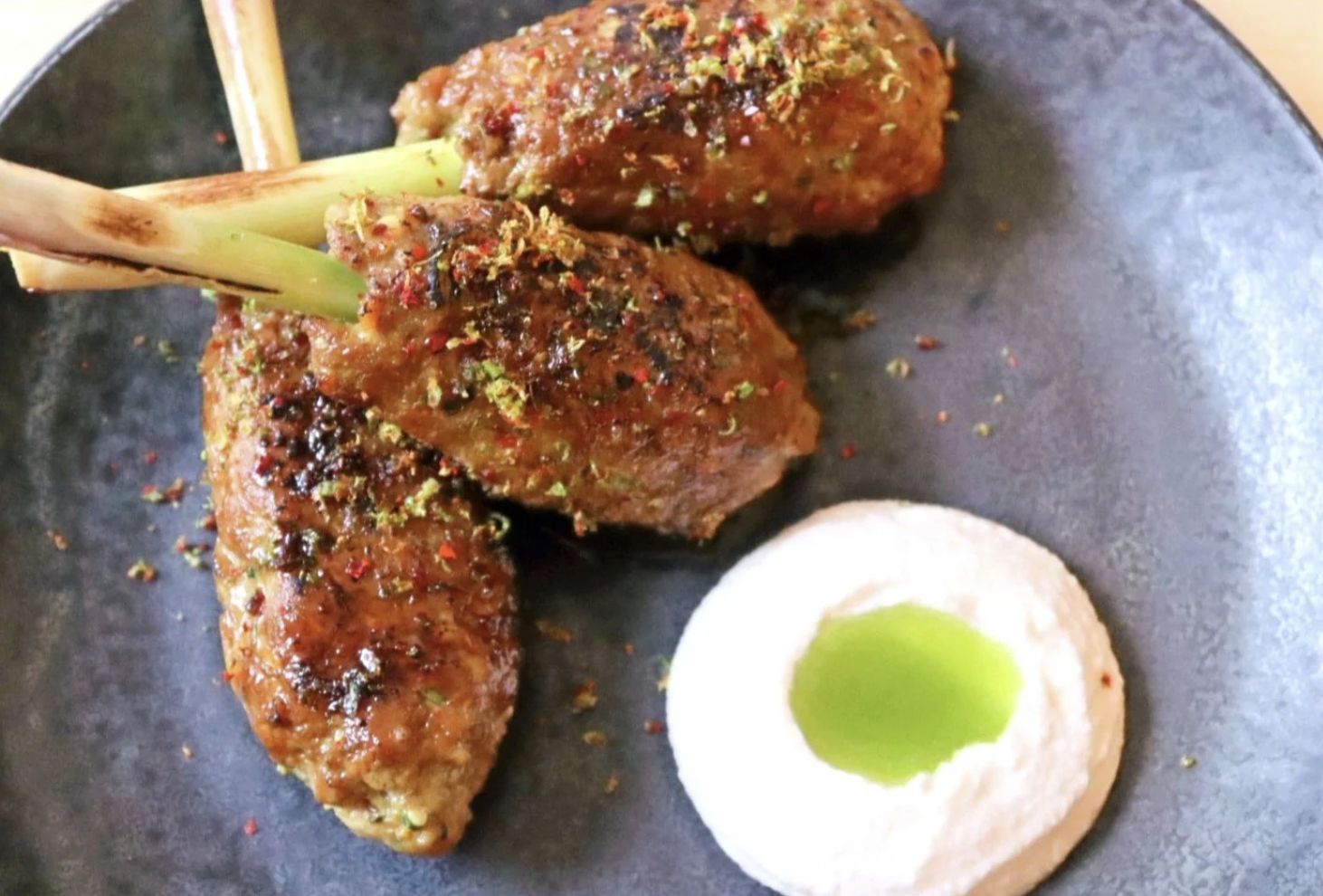 Lamb Lemongrass Skewers - Coconut