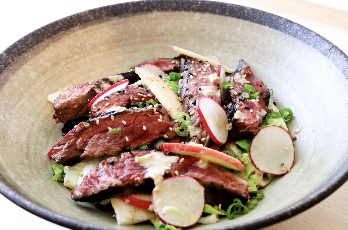 Galbi inspired Beef Salad