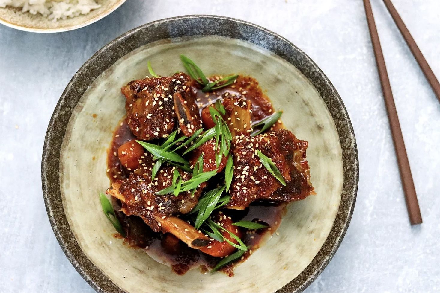 Galbi-Jjim (Korean Braised Short Ribs)