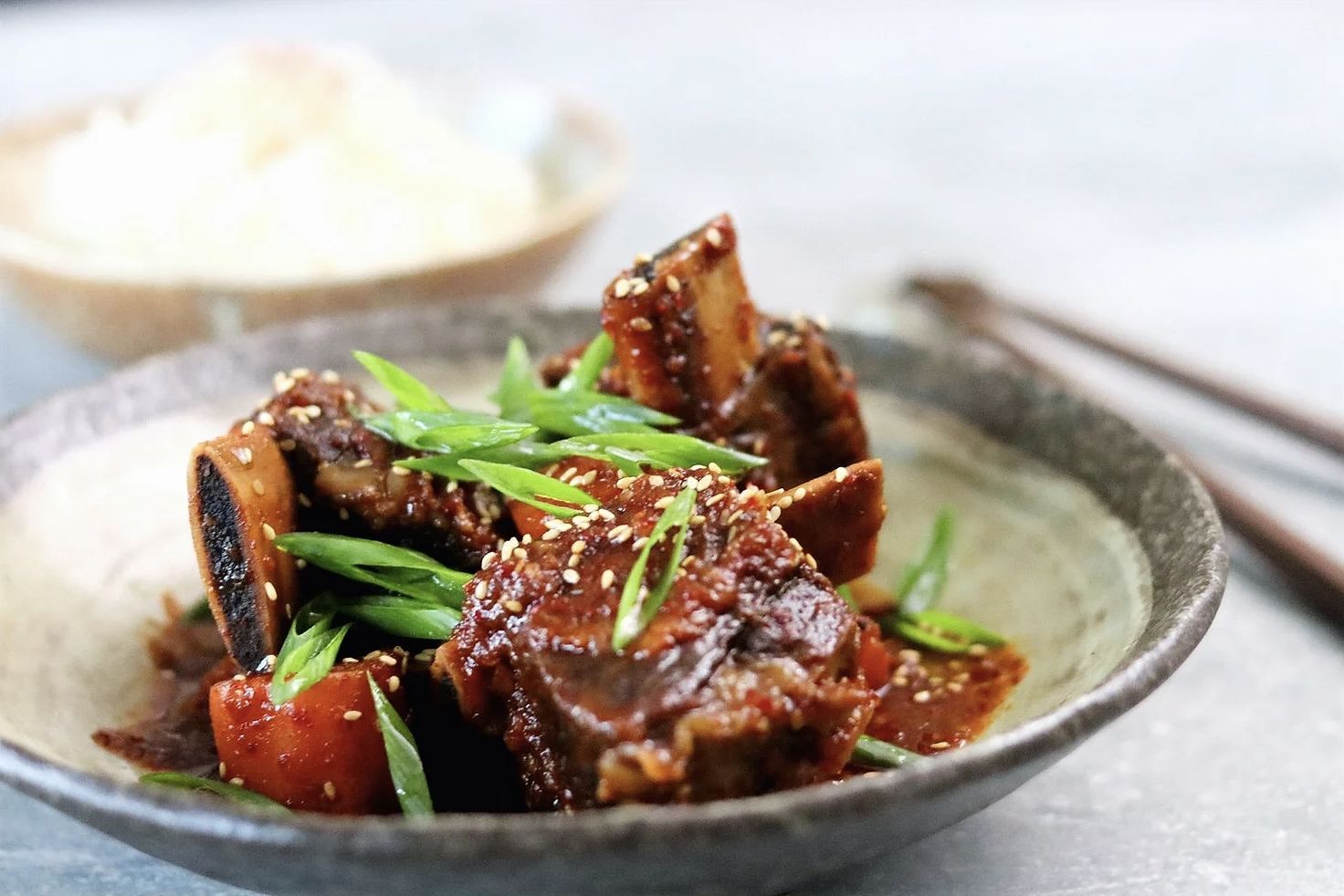 Galbi-Jjim (Korean Braised Short Ribs)