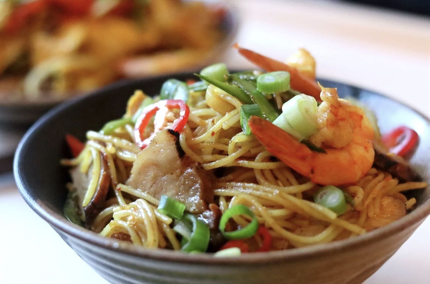 "Singapore" Fried Rice Noodles