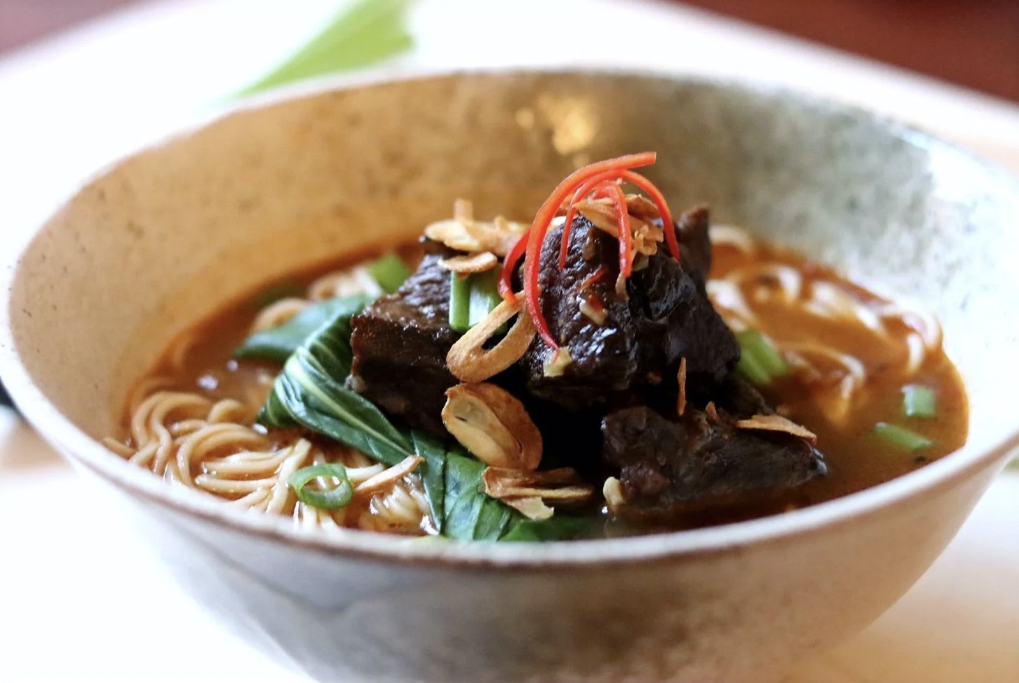 Braised Ox Cheek Noodle Soup