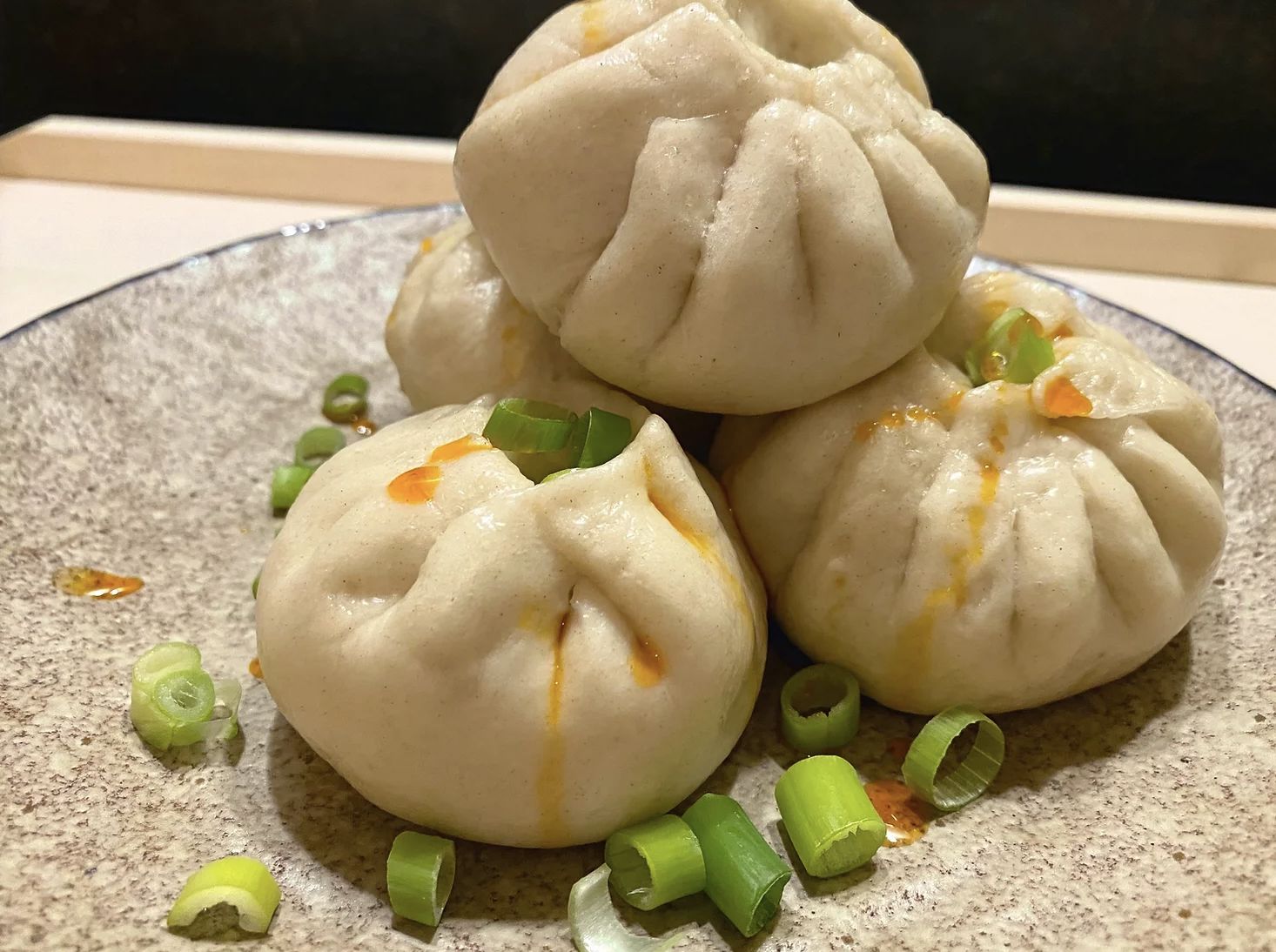 Bao buns (vegetarian)