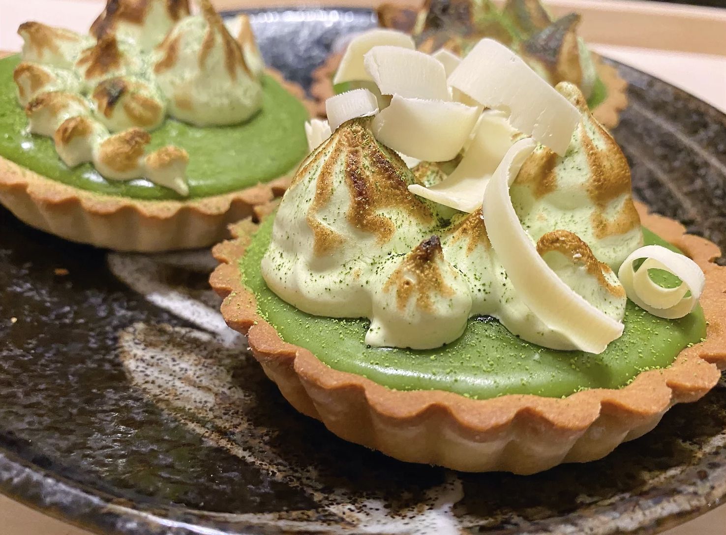 Matcha White Chocolate Ganache Tart