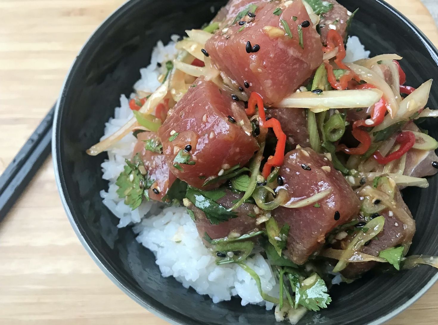 Tuna Poke Rice